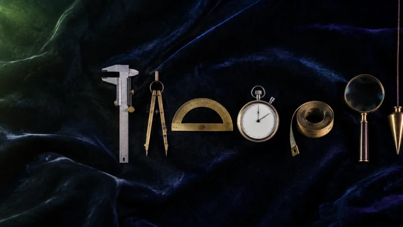 Seven measuring tools in a row on velvet, for the metrics that improve ROAS