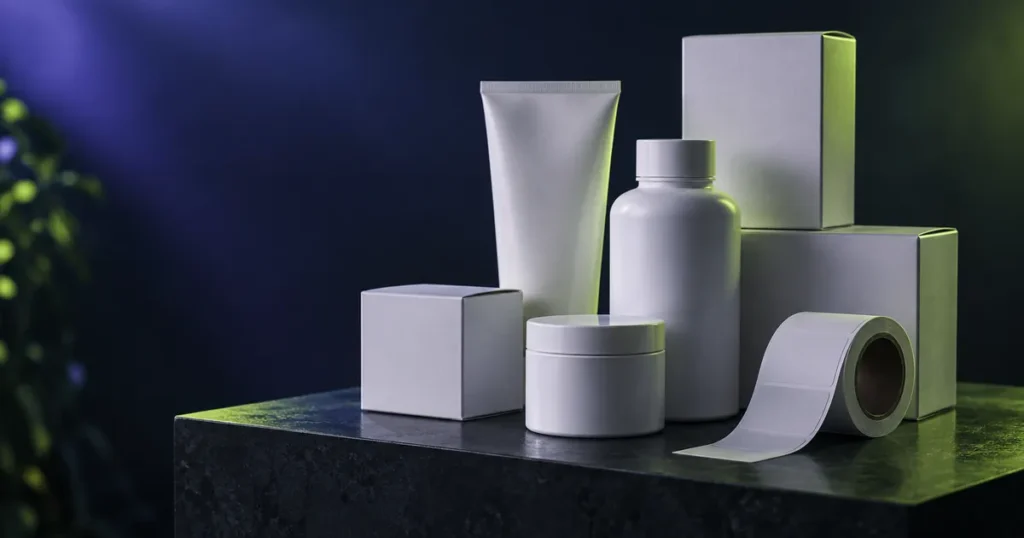 Plain unbranded white product boxes and blank labels, white label PPC delivered under your agency brand